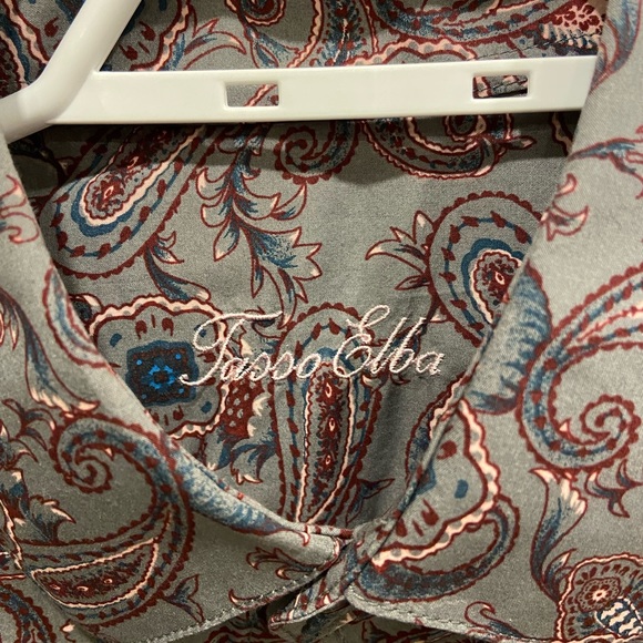 Mens Used SmallTasso Elba Casual dress Shirt - Picture 2 of 4